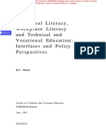 Functional Literacy or Work-Oriented Literacy