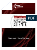 Curso - Calidad en Atencion Al Cliente