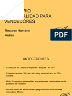 Test Inventario Personalidad Vendedores