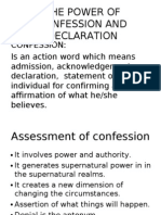 The Power of Confession and Declaration