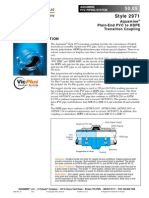 Style 2971: Aquamine Plain-End PVC To HDPE Transition Coupling