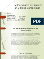 Diseño de Elementos de Madera A Flexion y A Flexo Compresion