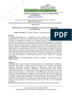 Aportes de La Neuroeconomia en La Toma de Decisiones Economicas