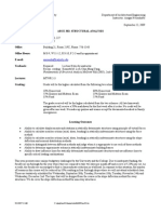 Arce 302: Structural Analysis Prerequisite: Co-Requisite: ARCE Office: Office Hours: E-Mail: Textbook