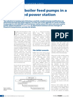 Upgrading Boiler Feed Pumps in A UK Coal-Fired Power Station