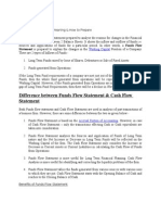 Unit 3: Difference Between Funds Flow Statement & Cash Flow Statement