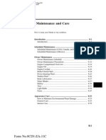 Maintenance and Care: Form No.8CD1-EA-11C