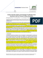 Carbon Dioxide Capture and Hydrogen Purification From Synthesis Gas by Pressure Swing Adsorption