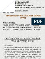 Deposición Fisica Asistida Por Fase de Vapor 2014