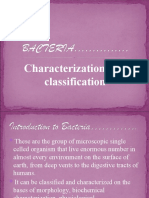 Classification and Chracterisation of Bacteria