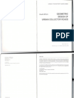 Urban Transport Guidelines - Geometric Design of Urban Colloctor Roads