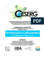 Apostila - Curso de Especialização em Ergonomia Contemporânea