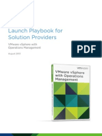 VMware Vsphere With Operations Management Launch Playbook PDF