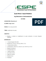 Informe Amplificador de Audio Con Tda 5020