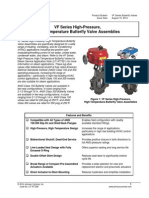 VF Series High-Pressure, High-Temperature Butterfly Valve Assemblies