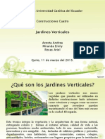 Jardines Verticales Presentacion Acosta, Miranda, Rosas