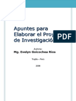 +++++como Elaborar Un Proyecto de Investigacion