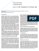 Leak-Proof Safety Analysis of A Full Containment LNG Storage Tank