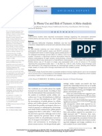 Mobile Phone Use and Risk of Tumors: A Meta-Analysis: Ournal of Linical Ncology