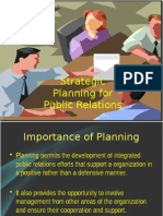 Strategic Planning For Public Relations