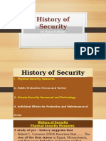 Criminology History of Security