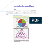 Proyecto Proyecto Escolar para El Buen Vivir