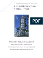 Manual de Introducción A Aspen Hysys