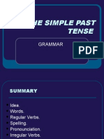 The Simple Past Tense: Grammar