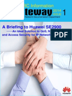 SBC Information Gateway 2014 Issue 01 (A Briefing To Huawei SE2900)