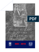 Anuario Mexicano de Historia Del Derecho