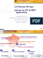 Advanced Energy Storage Li-Ion Batteries For EV