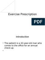 Exercise Prescription