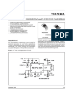 Tda7240 20w Bridge Amplifier For Car Radio