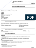 WD-40 3-In-One Drip Oil MSDS