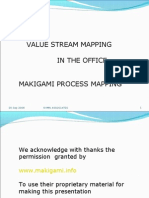 Value Stream Mapping in The Office Makigami