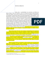 Texto - Sobre A Ética Nos Profetas Bíblicos