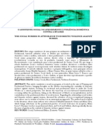 O Assistente Social No Atendimento À Violência Doméstica