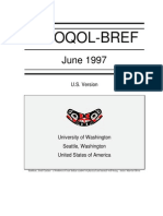 WHOQOL-BREF With Scoring Instructions - Updated 01-10-14