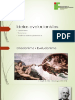 Ideias Evolucionistas - Aula 01