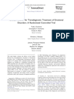 Unified Protocol For Transdiagnostic Treatment of Emotional Disorders. A Randomized Controlled Trial