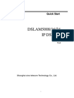 DSLAM8!16!24 Ports Quick Start Guide