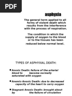 Legal Medicine - Asphyxia