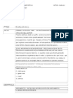 Esquema de Ensayo Argumentativo Aev