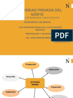 Las Perforaciones en Las Actividades Mineras