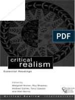 Archer Et Al CR Essential Readings 1998 Bhaskar Genl Intro