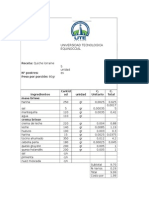 Recetario Bases Costeado