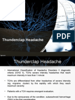 Thunderclap Headache 