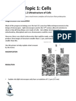 1 2 Ultrastructure of Cells - Students Notes