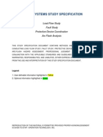 Power Systems Study Specifications