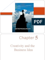 CH 5 Creativity and The Business Idea